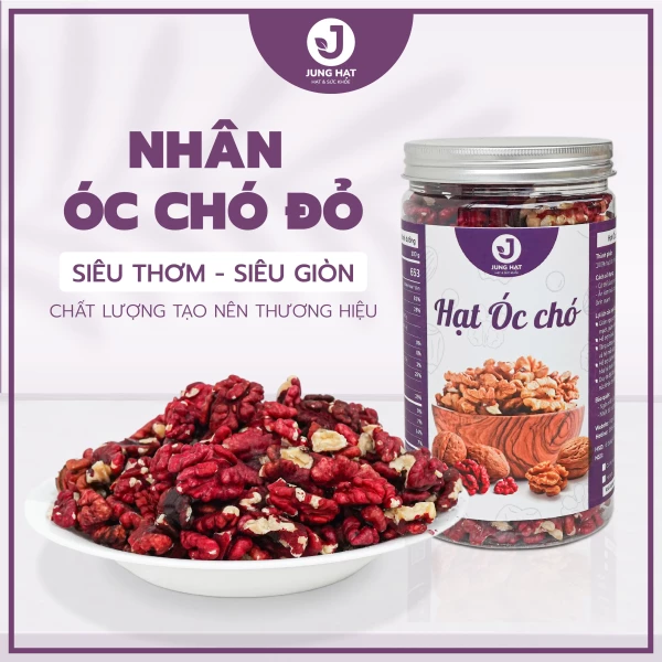 Hạt Óc chó JUNG HẠT - TĂNG CƯỜNG TRÍ NHỚ, CẢI THIỆN TẬP TRUNG