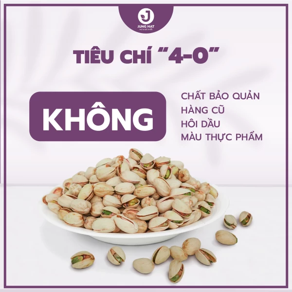 Hạt dẻ cười Mỹ không tẩy JUNG HẠT - ĂN VẶT NGON, TIẾP KHÁCH XỊN, BIẾU TẶNG ĐẸP