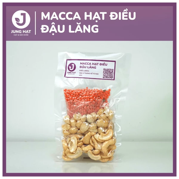 Gói hạt làm sữa dinh dưỡng Macca hạt điều đậu lăng - Jung Hạt