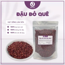 Đậu đỏ - đỗ đỏ hạt nhỏ thuần chủng nấu sữa hạt nấu chè nấu cháo - Đậu quê sạch chất lượng - Jung Hạt