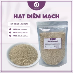 Hạt diêm mạch - Quinoa trắng nấu sữa hạt - Hạt mới sạch chất lượng - Jung Hạt