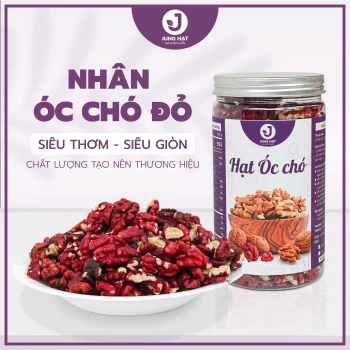 Nhân Hạt Óc chó đỏ JUNG HẠT - ĐẸP DA, CHỐNG OXY HÓA