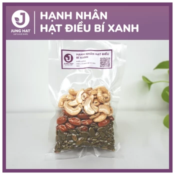 [Gói hạt] Hạnh nhân hạt điều bí xanh