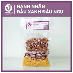 Gói hạt HẠNH NHÂN ĐẬU XANH ĐẬU NGỰ làm sữa - Cao cấp | JUNG HẠT