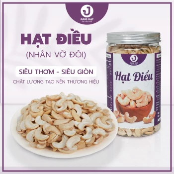 Hạt Điều sấy chín nguyên vị JUNG HẠT