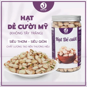 Hạt dẻ cười Mỹ JUNG HẠT - HẠT KHÔNG TẨY, ĂN VẶT NGON