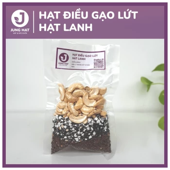 Gói hạt làm sữa dinh dưỡng Hạt điều gạo lứt hạt lanh - Jung Hạt