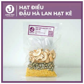 Gói hạt làm sữa dinh dưỡng Hạt điều đậu hà lan hạt kê - Jung Hạt