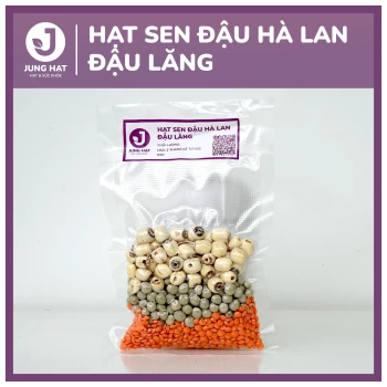 Gói hạt làm sữa dinh dưỡng Hạt sen đậu hà lan đậu lăng - Jung Hạt