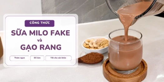 Cách Làm Sữa Gạo Rang Cacao Thơm Ngon, Siêu Nhanh Tại Nhà