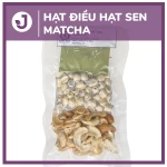 Gói hạt mix sẵn nấu sữa hạt HẠT ĐIỀU HẠT SEN MATCHA - CAO CẤP - Phối sẵn tiện lợi - JUNG HẠT | 50g/100g/gói hút chân không