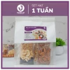 Set hạt làm sữa dinh dưỡng MIX SẴN 1 TUẦN - JUNG HẠT - Gói mix hạt CAO CẤP (50-60% hạt béo)