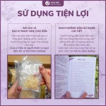 Set nấu sữa hạt mix sẵn KHÔNG ĐẬU NÀNH - TIÊU CHUẨN - Gói hút chân không, kèm muối hồng & đường phèn - JUNG HẠT | 50g/100g/gói