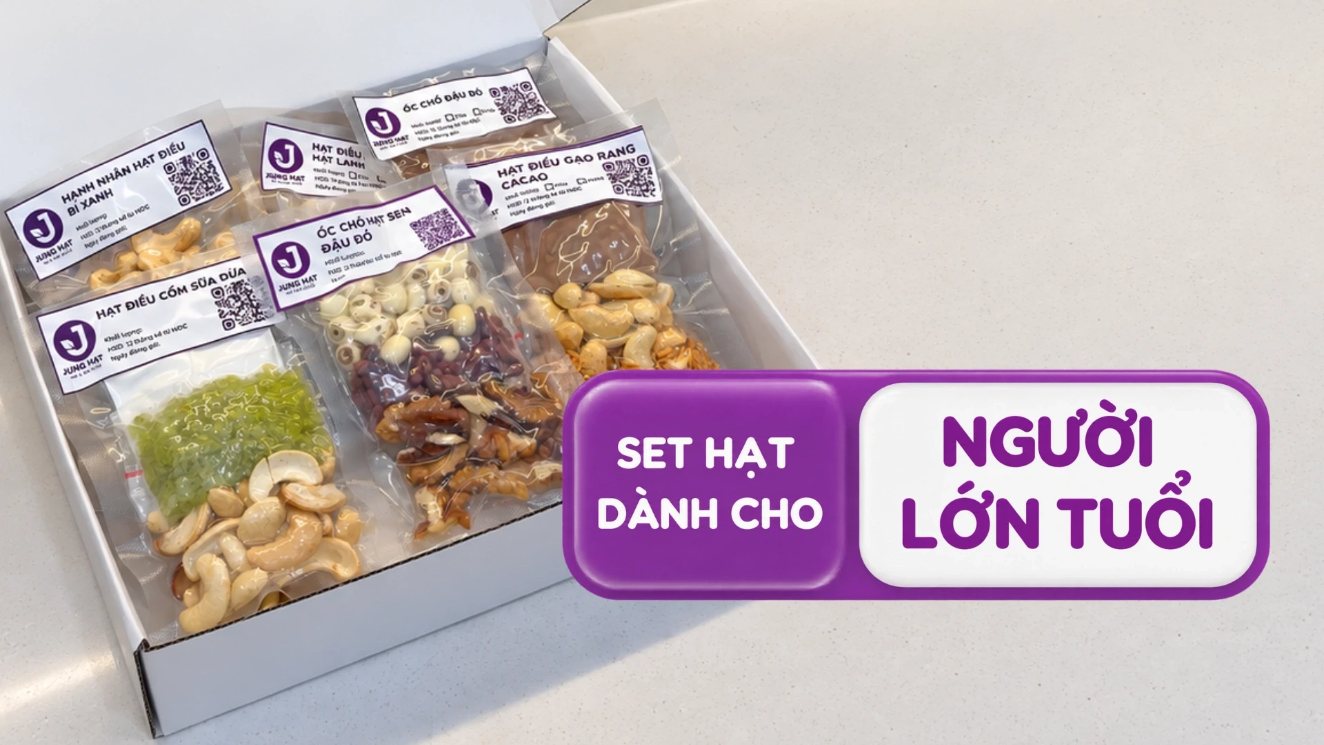 Set hạt làm sữa Dành cho người lớn tuổi có gì?