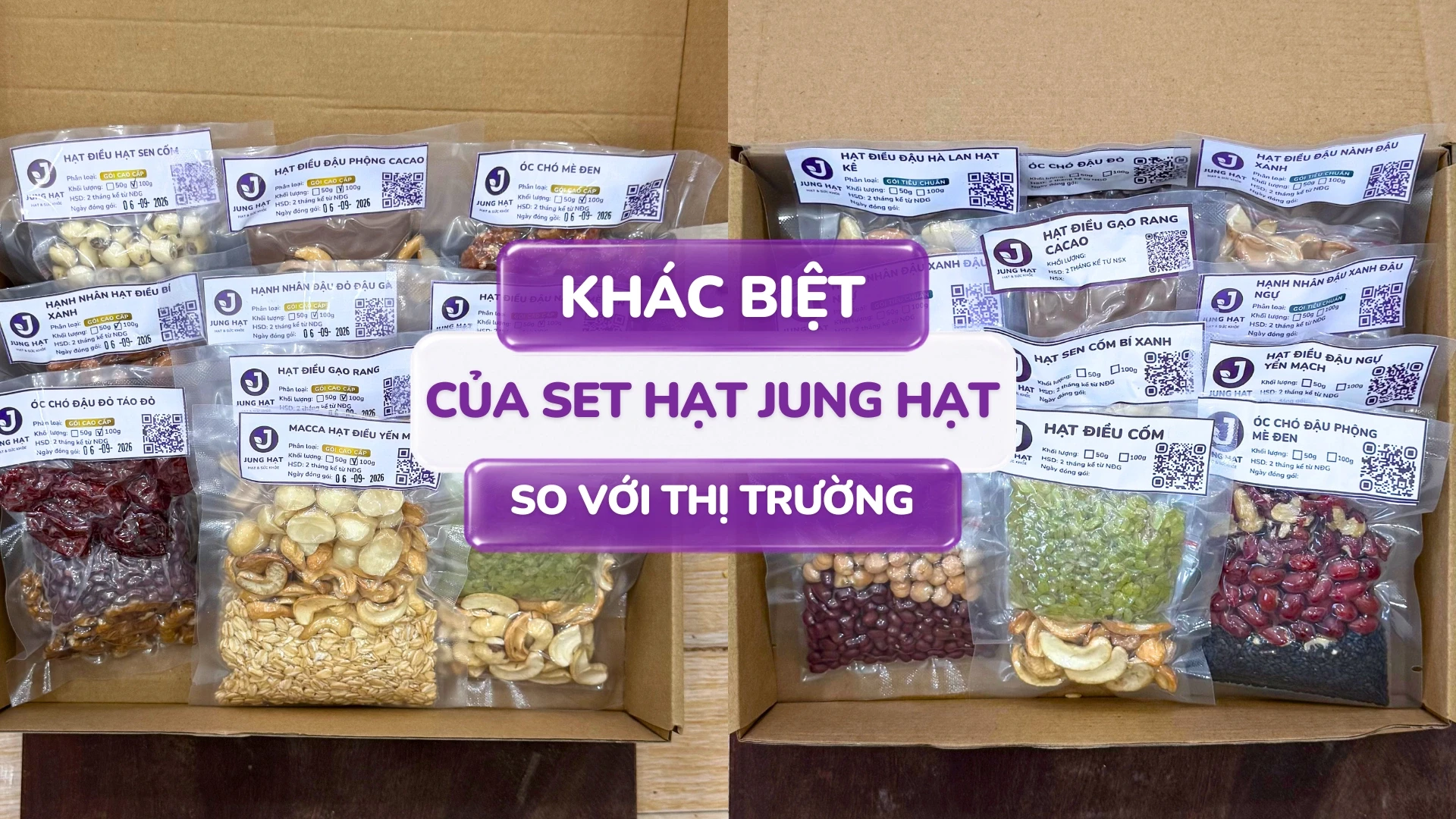 Phân Biệt Chi Tiết Hai Dòng Set Hạt Cao Cấp Và Tiêu Chuẩn Tại Jung Hạt