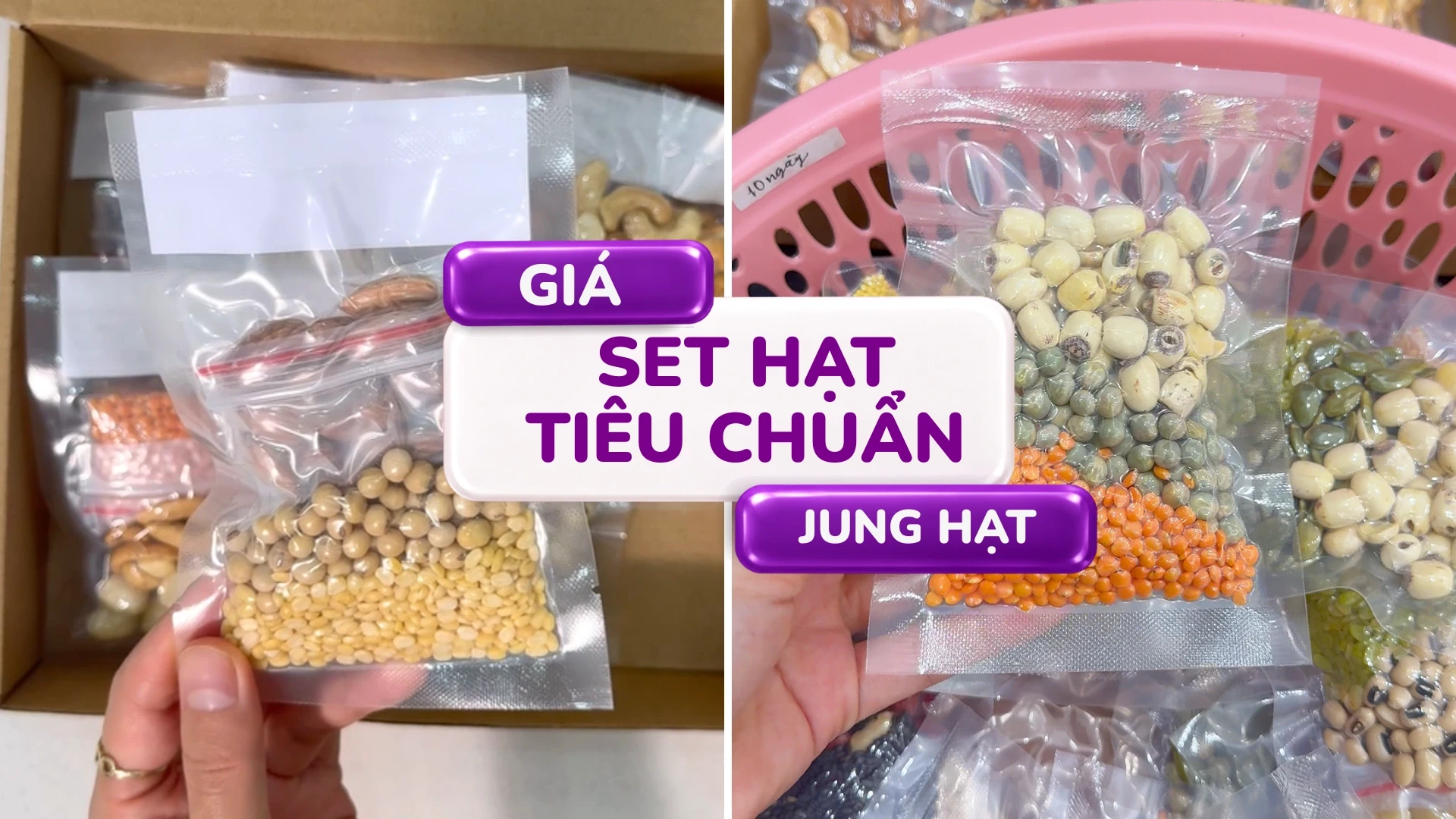 Khám phá Set hạt Tiêu chuẩn Jung Hạt - Sữa hạt sánh đặc, giàu chất xơ và tinh bột