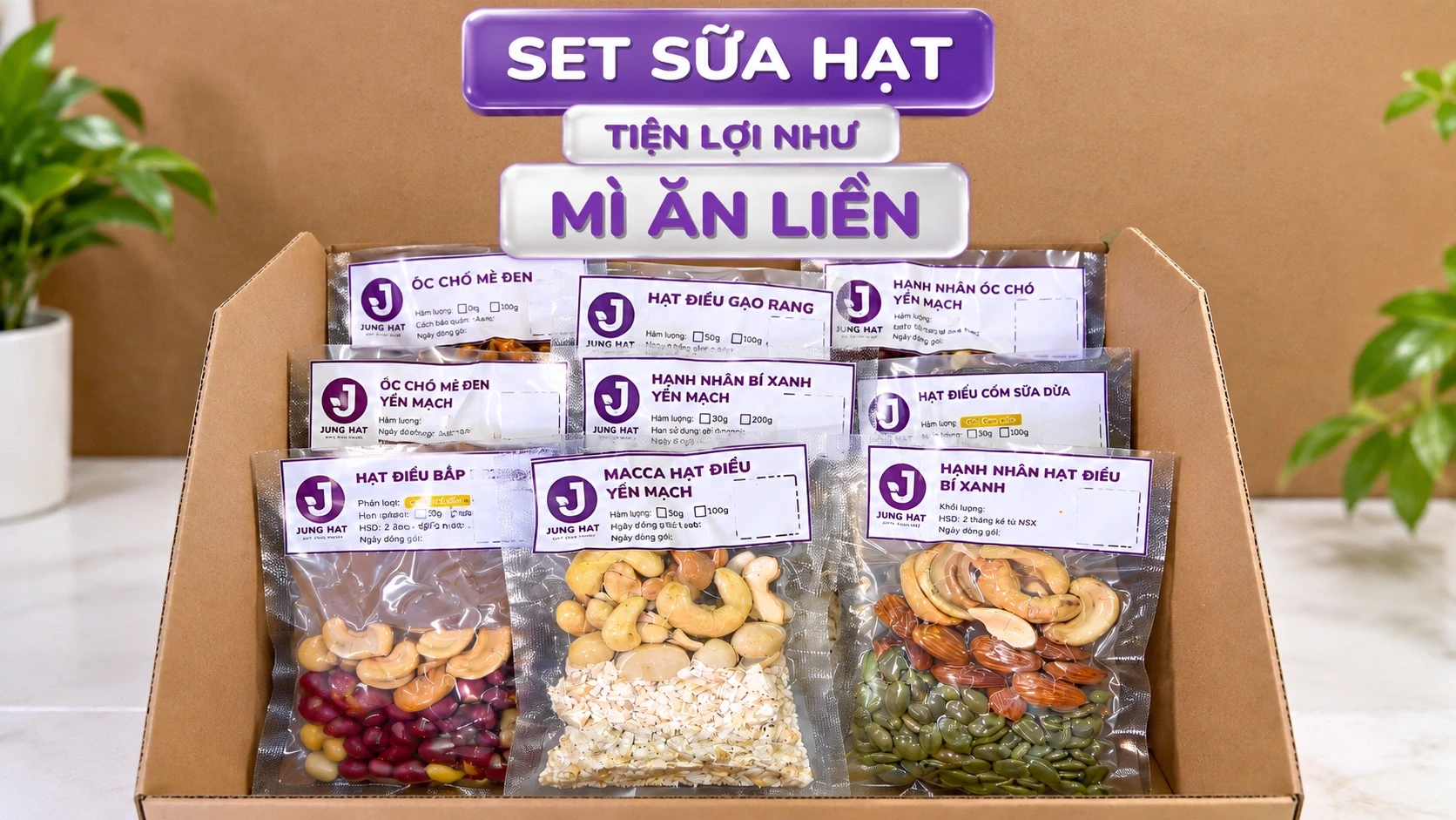 Set sữa hạt tiện lợi như mì ăn liền: Giải pháp làm sữa chỉ 10 phút cho người bận rộn